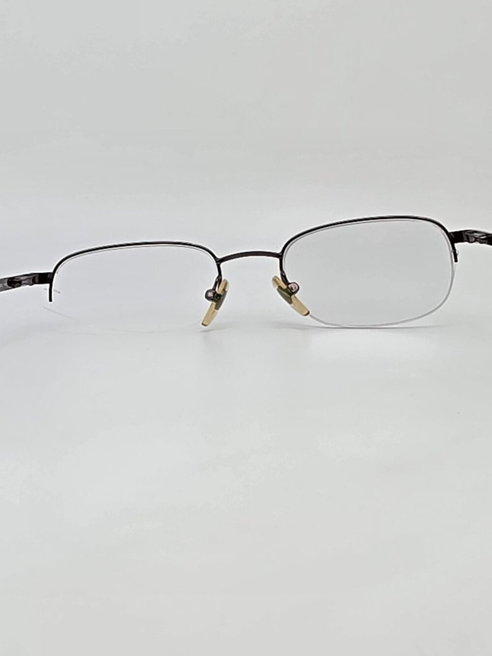 Harley Davidson HD255 Gunmetal Semi Rimless Eyeglasses Frame w Flexhinge & Case - Picture 5 of 16